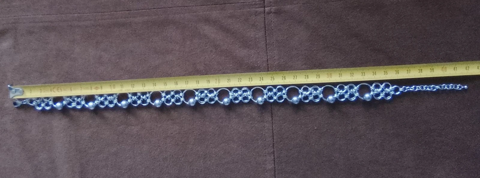 Uniseks Japanse chainmail choker ketting – photo 5